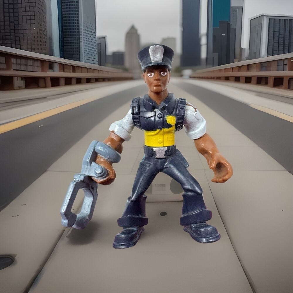 Action Figure Police Man - Hasbro ADVENTURE HEROES